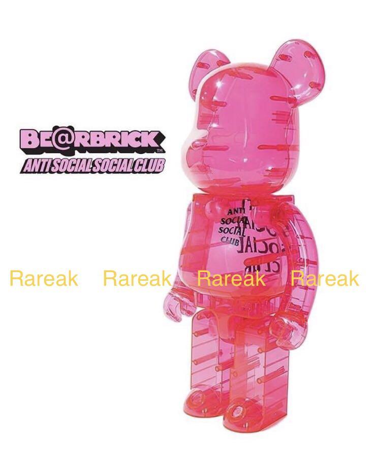 Medicom Bearbrick 2020 Anti Social Social Club ASSC 1000% Jelly