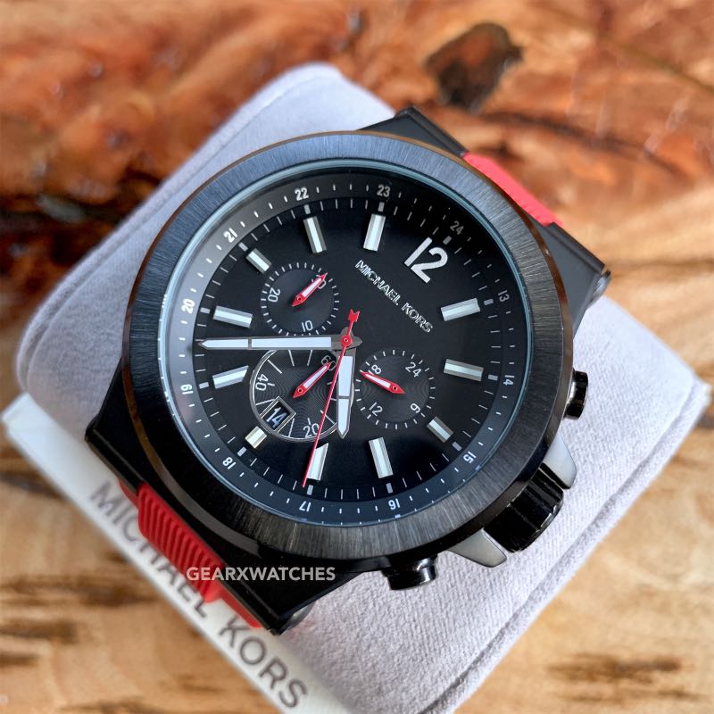 Michael kors sales men's rubber watch