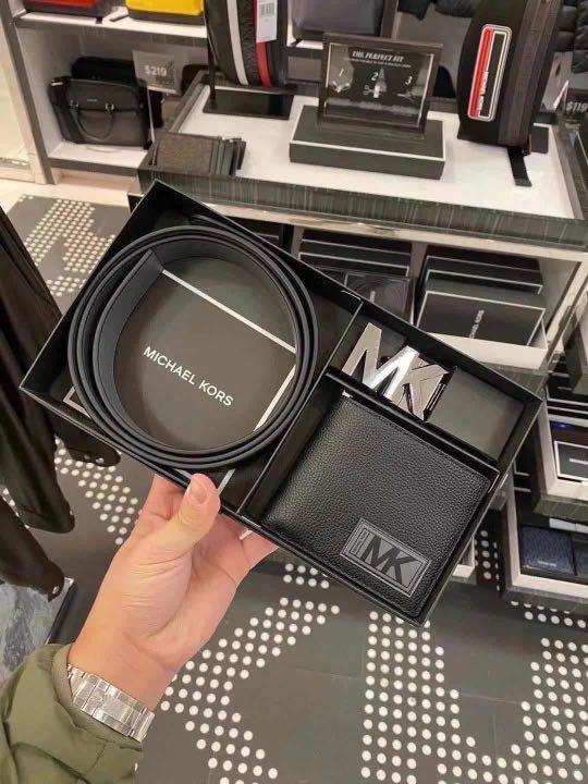 Michael kors men's shadow belt store
