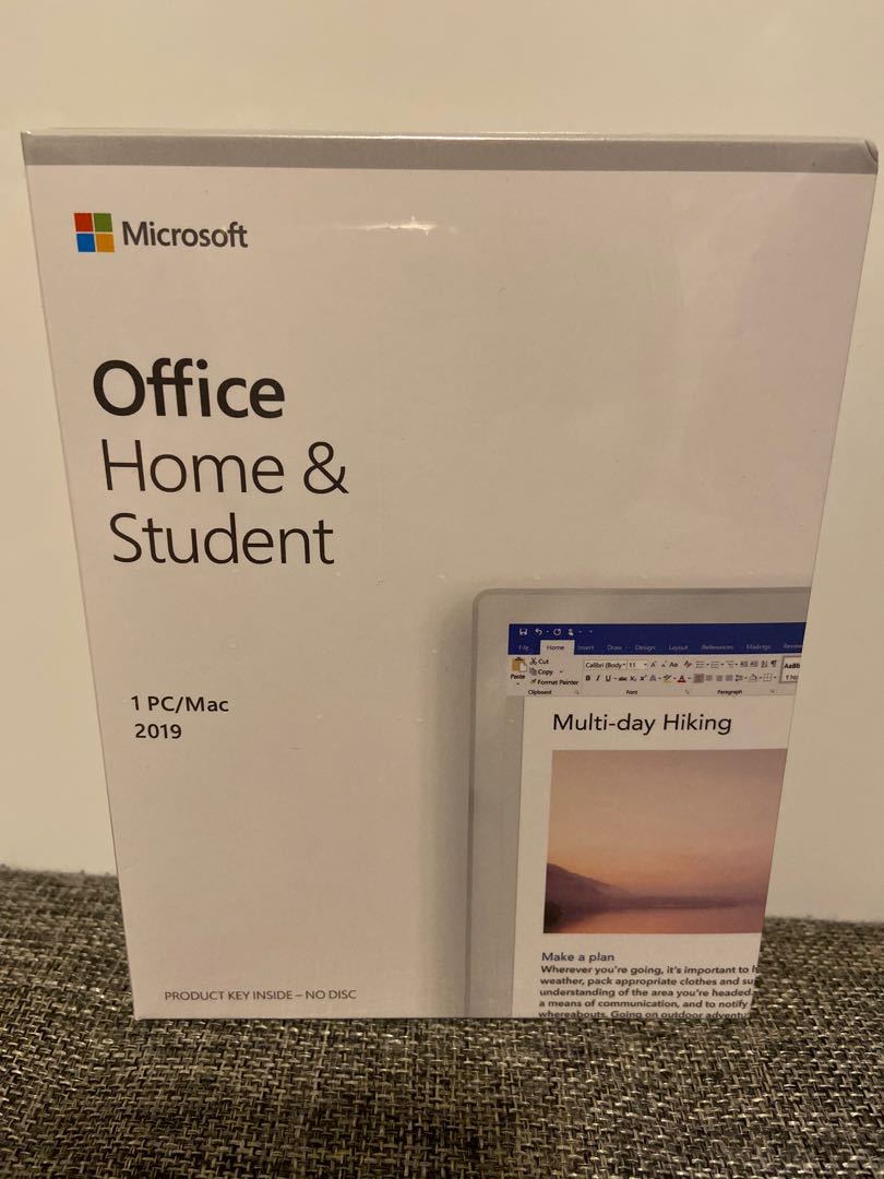 Microsoft Office Home Student 2019, Computers & Tech, Parts