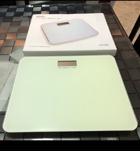 MINISO Body Weight Scale, Health & Nutrition, Health Monitors