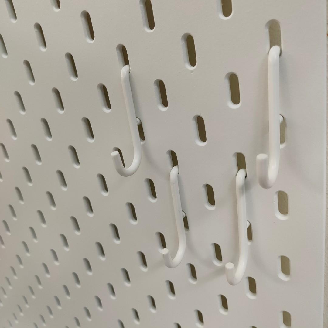 Monitor Mount to Ikea Skadis Peg Board, Furniture & Home Living