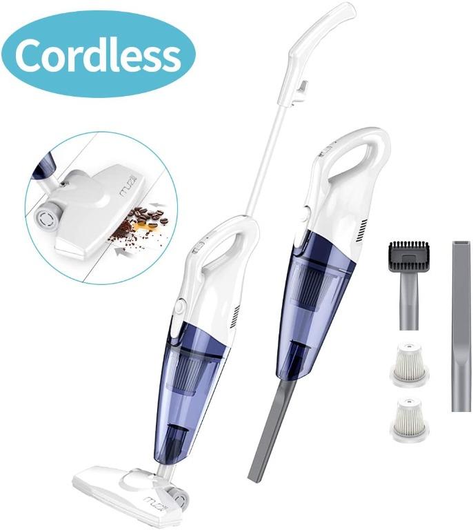 Muzili Vacuum Cleaner, Cordless Vacuum Cleaner 6000Pa Powerful Suction Lightweight 2 in 1