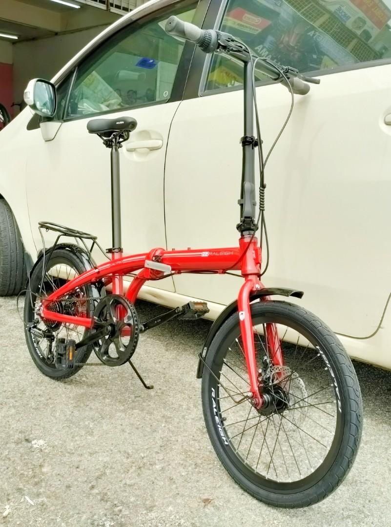 raleigh calypso folding bike