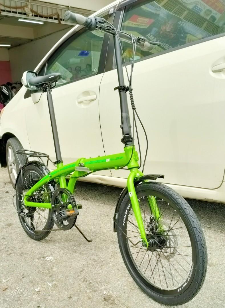 raleigh calypso folding bike