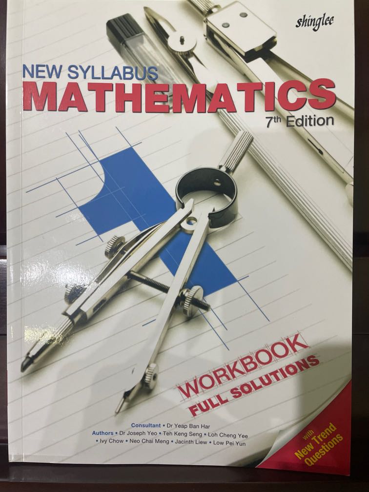 New Syllabus Mathematics Workbook Full Solutions 1, Hobbies & Toys ...