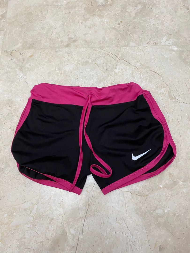 Black Women's shorts with pink lining 