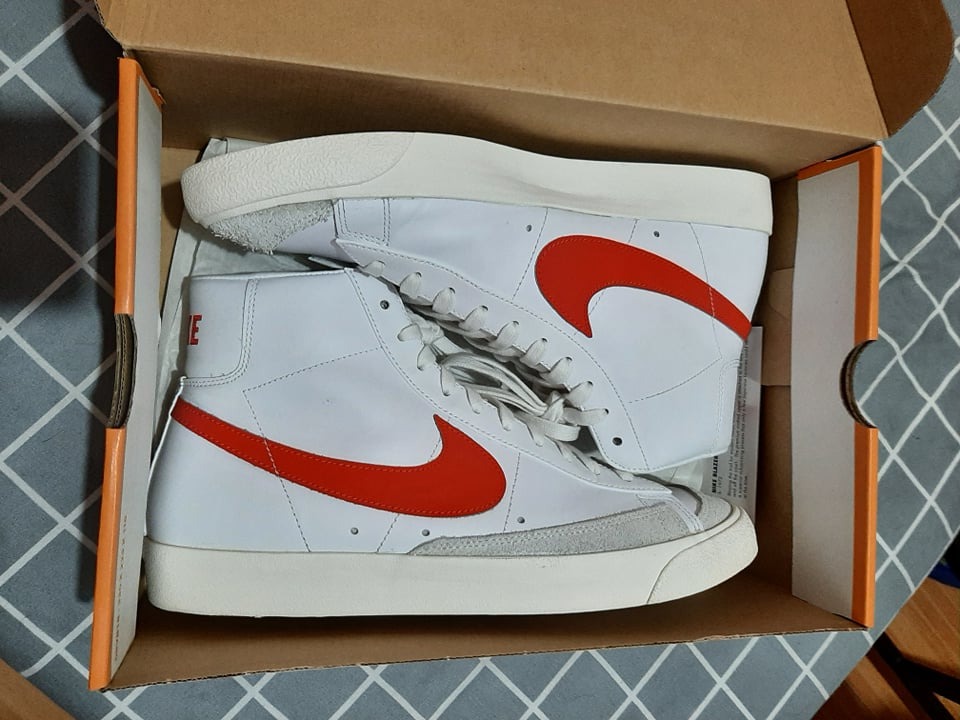 blazer mid habanero red