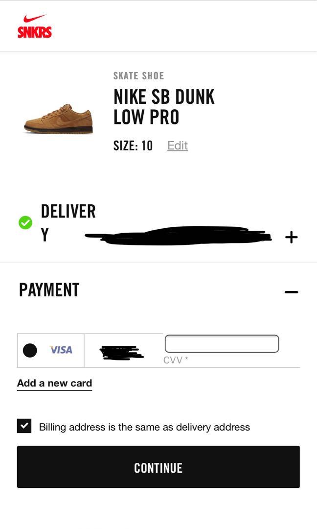 NIKE SNKRS SG Early Checkout Link Guide