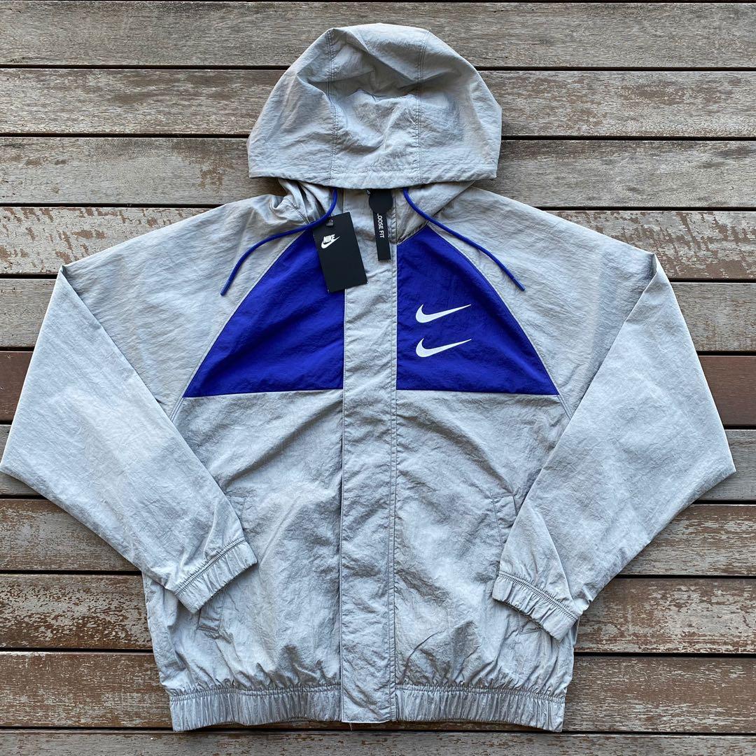 Nike swoosh outlet woven windbreaker