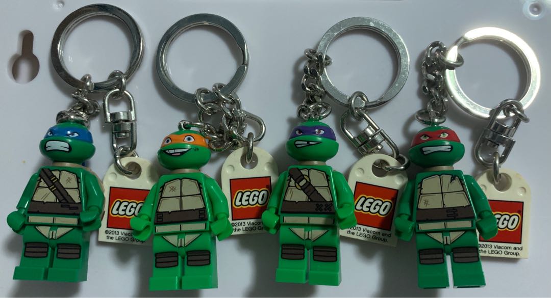 Ninja turtle lego discount keychain