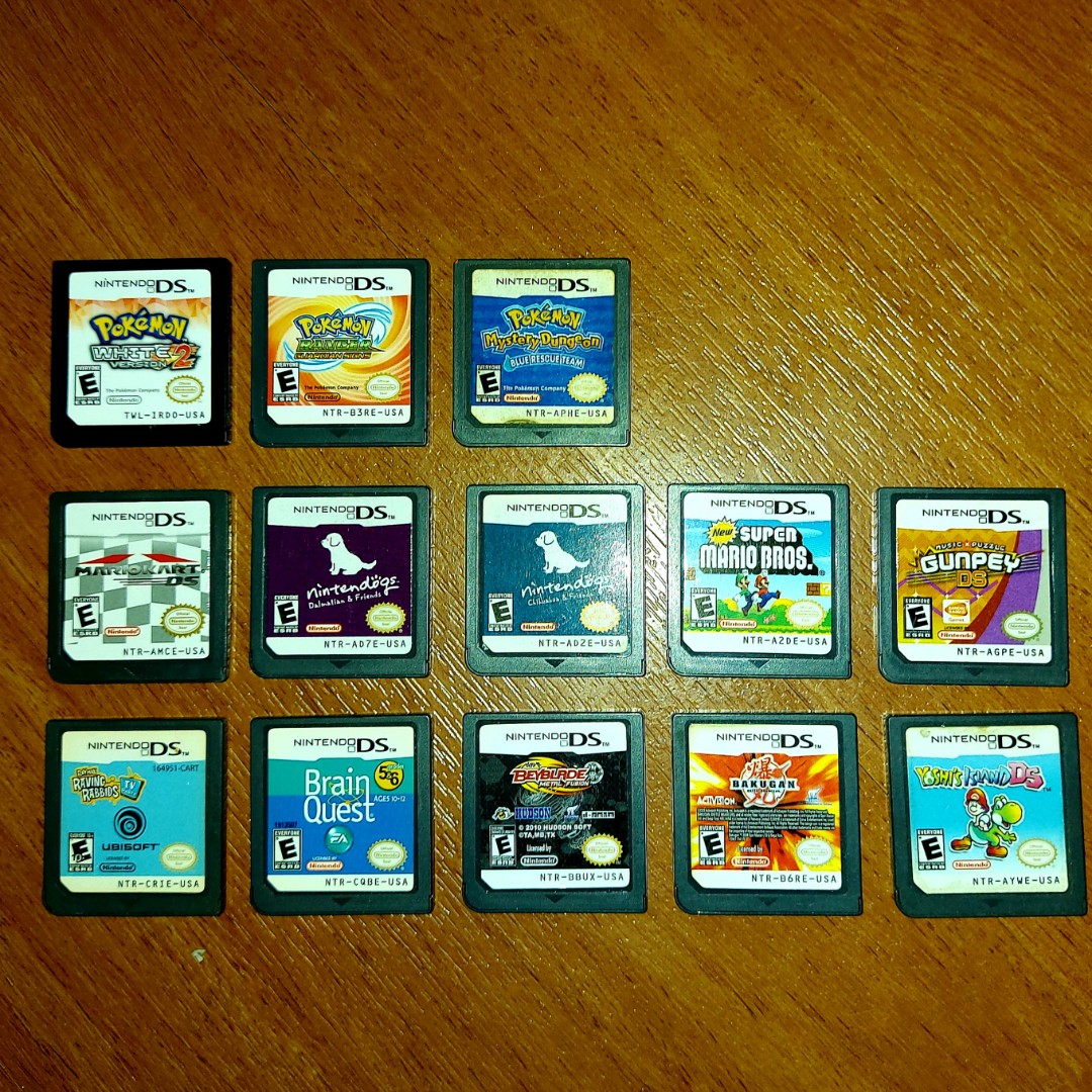 Bier Duiker Injectie Nintendo DS Games Loose Carts US, Video Gaming, Video Games, Nintendo on  Carousell