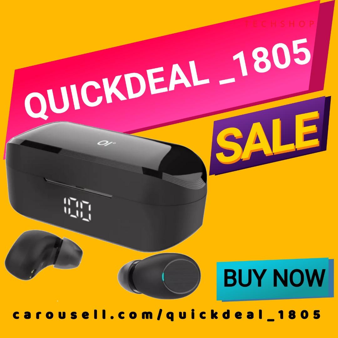 OI Air Pro FIFTH True Wireless Earphones Bluetooth 5.0 Voice Changing Earphone True 3D Surround Stereo Sound Gaming Bluetooth Earphone HD Microphone