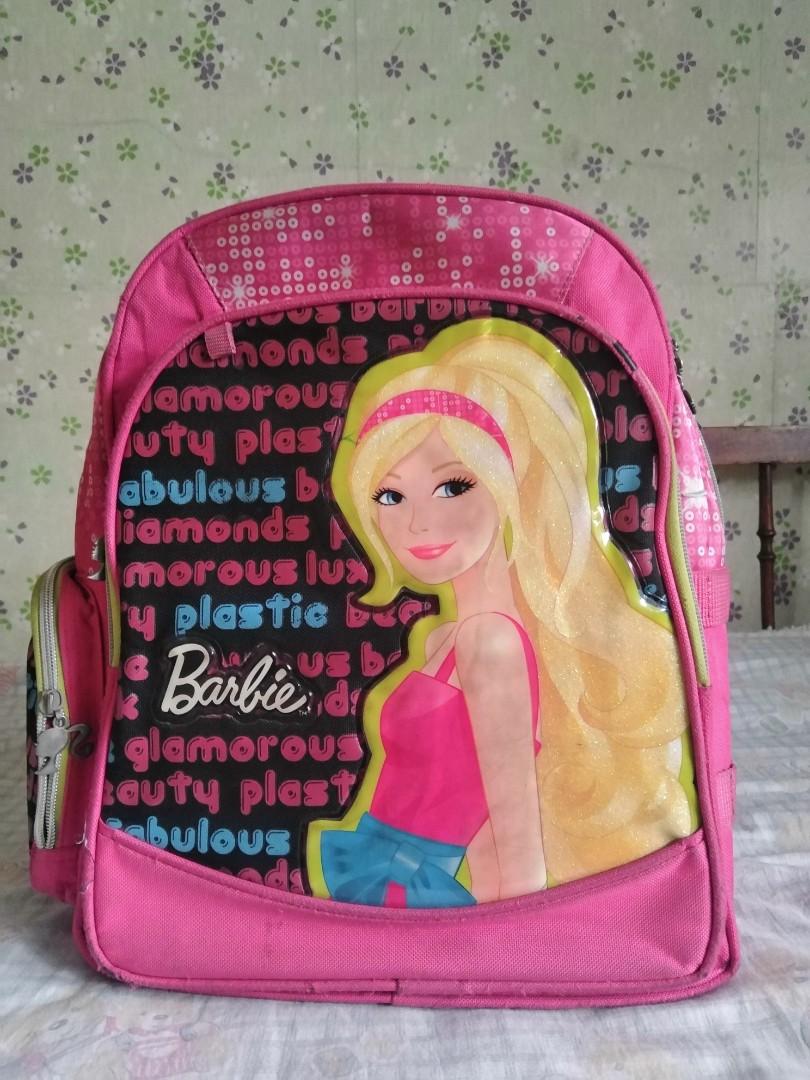 Original Pink Barbie bagpack (Category: Diaper Bags & Wetbags) located in Caloocan City. Submitted by mama_mia20 (Listing ID 1060050589, Image 1). Description: Message me for more info No bogus buyers please tyvm.