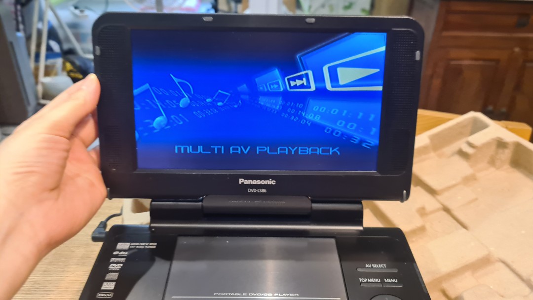 Panasonic DVD player (Portable), Audio, Portable Music Players on Carousell