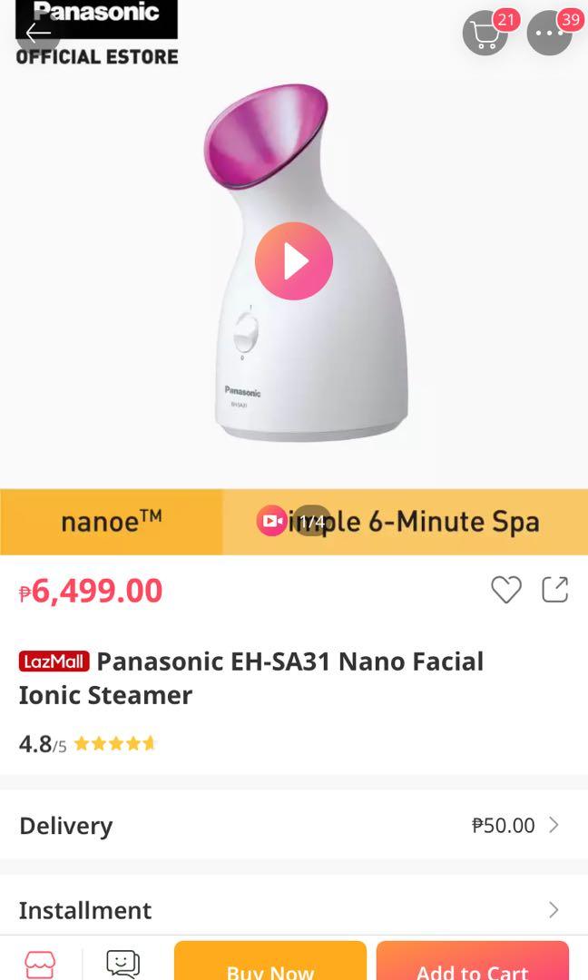 Panasonic Nanoe Facial Steamer, Beauty & Personal Care, Face, Face Care on Carousell