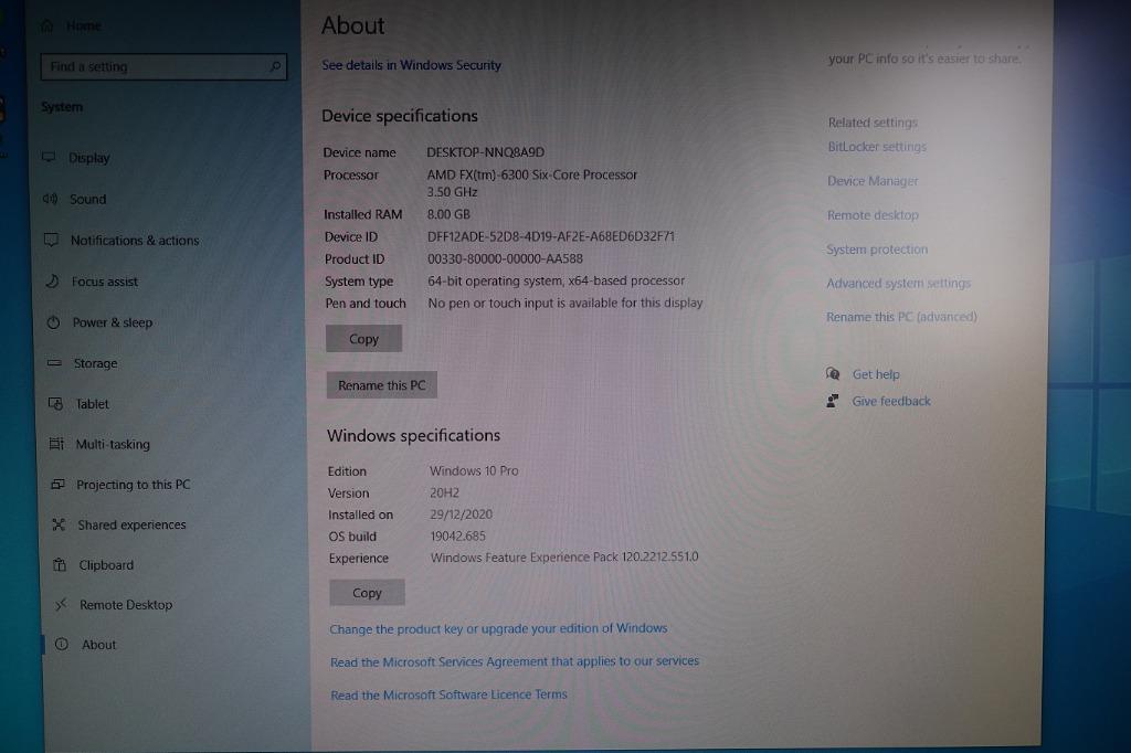 Pc For Sale Amd Fx 6300 8gb Ram R9 270x 256gb Ssd 500gb Hdd Computers Tech Desktops On Carousell