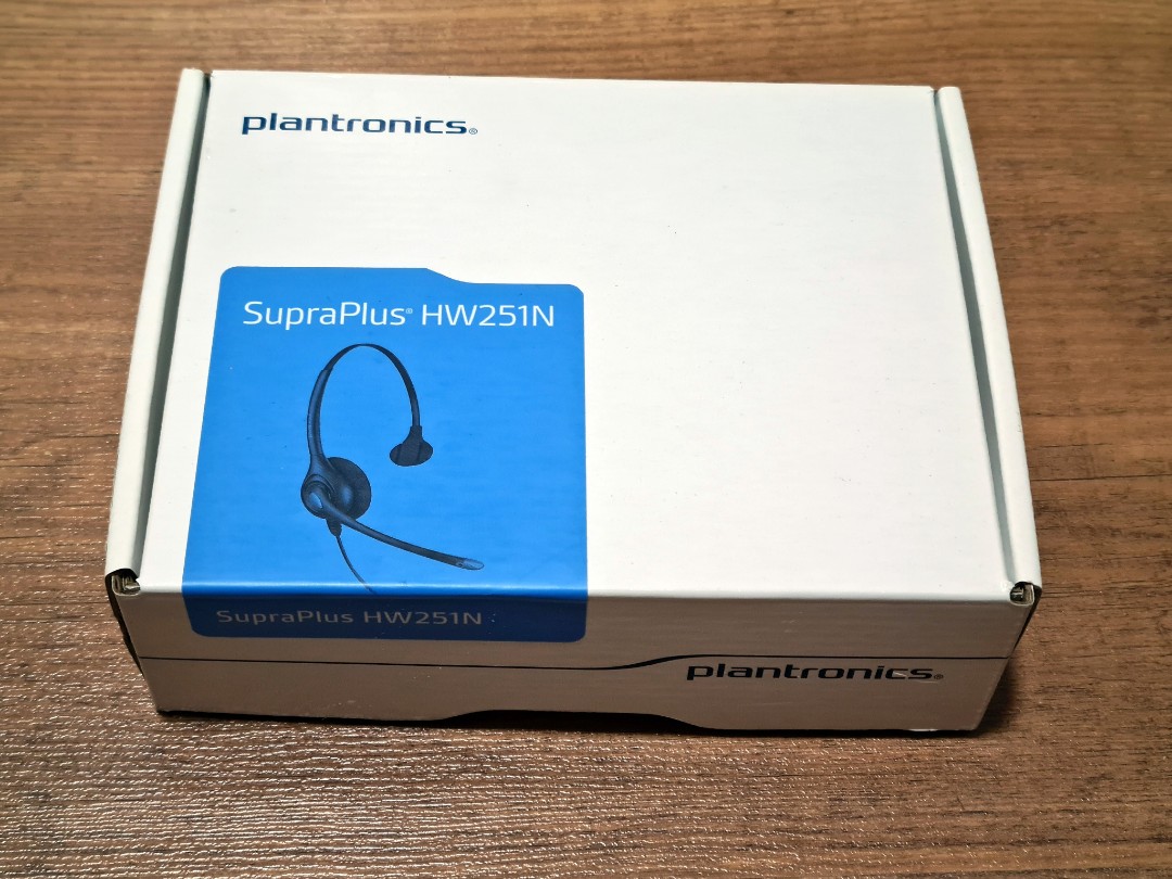 Plantronics headset mono supra plus HW251N NIB New Genuine, Audio
