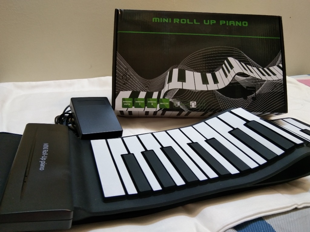 Mini roll up piano top