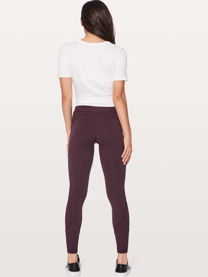lululemon black cherry leggings