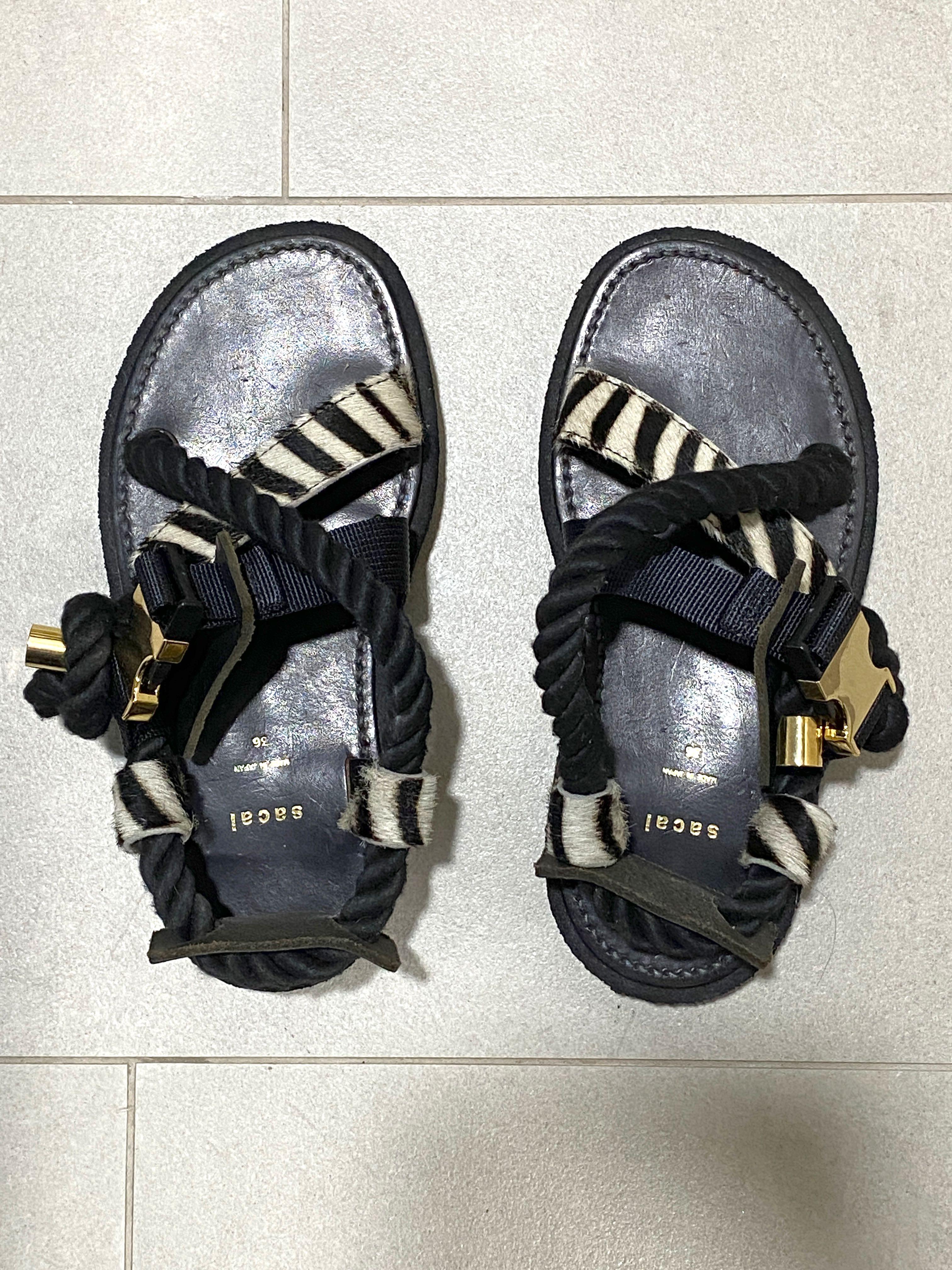 Sacai Japanese designer Sandals NEW