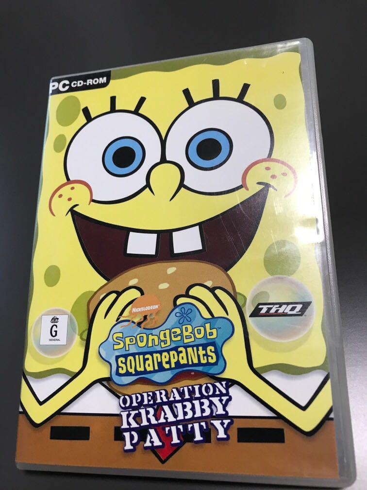Spongebob Squarepants Pc Cd Rom Hobbies Toys Toys Games On Carousell