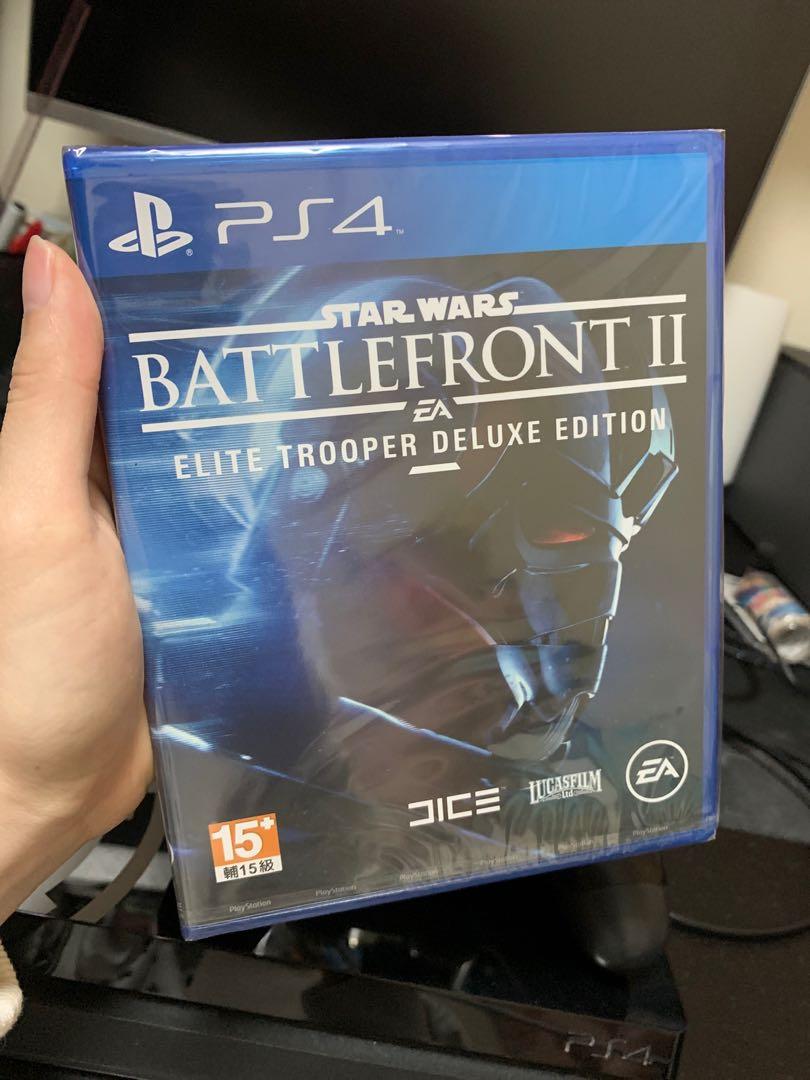 全新未拆封］Star Wars Battlefront 2 II 星球大戰最後武士行貨限定版