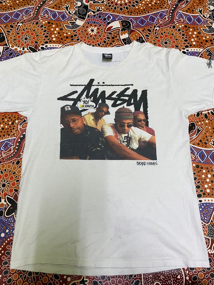 人気スポー新作 新品タグ付きStussy Yo MTV Raps tee BrandNubian T