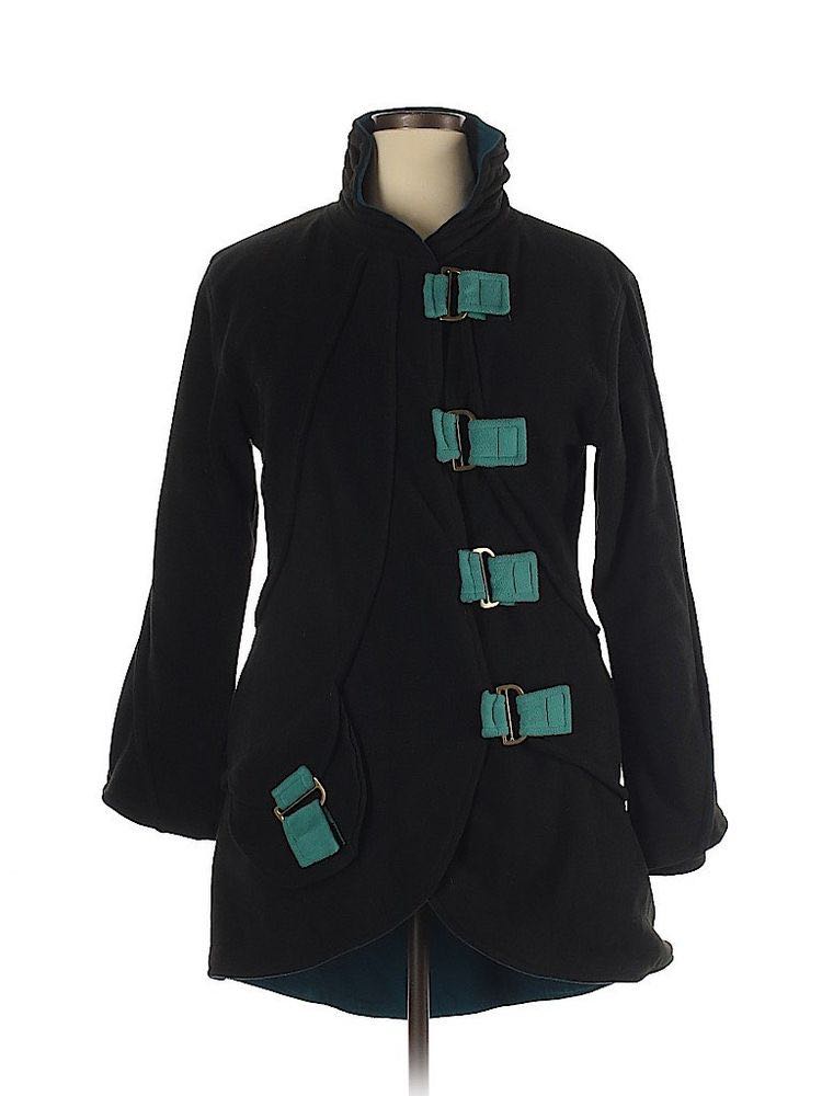 THE COLLECTION ROYAL Black fleece jacket w/ turquoise velcro (from Php1 ...