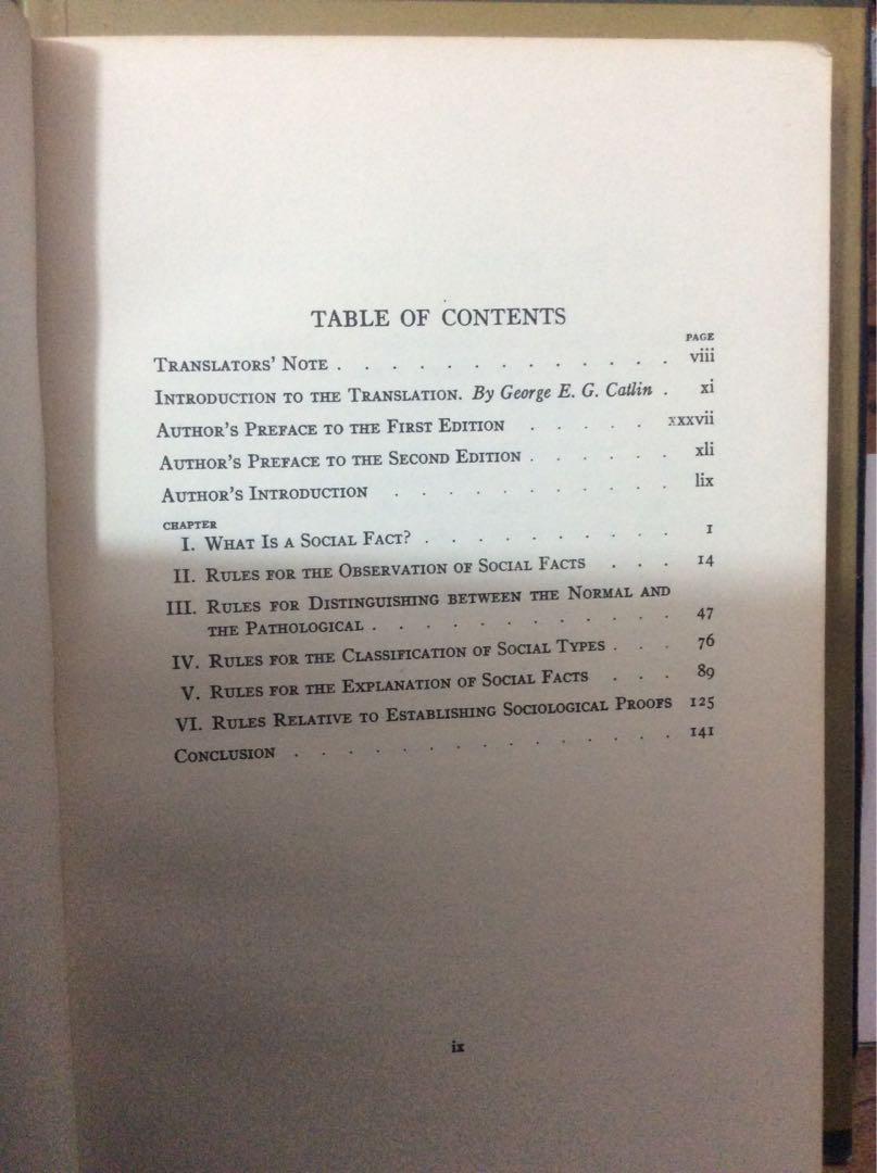 The Rules of Sociological Method by Emile Durkheim, Hobbies & Toys ...