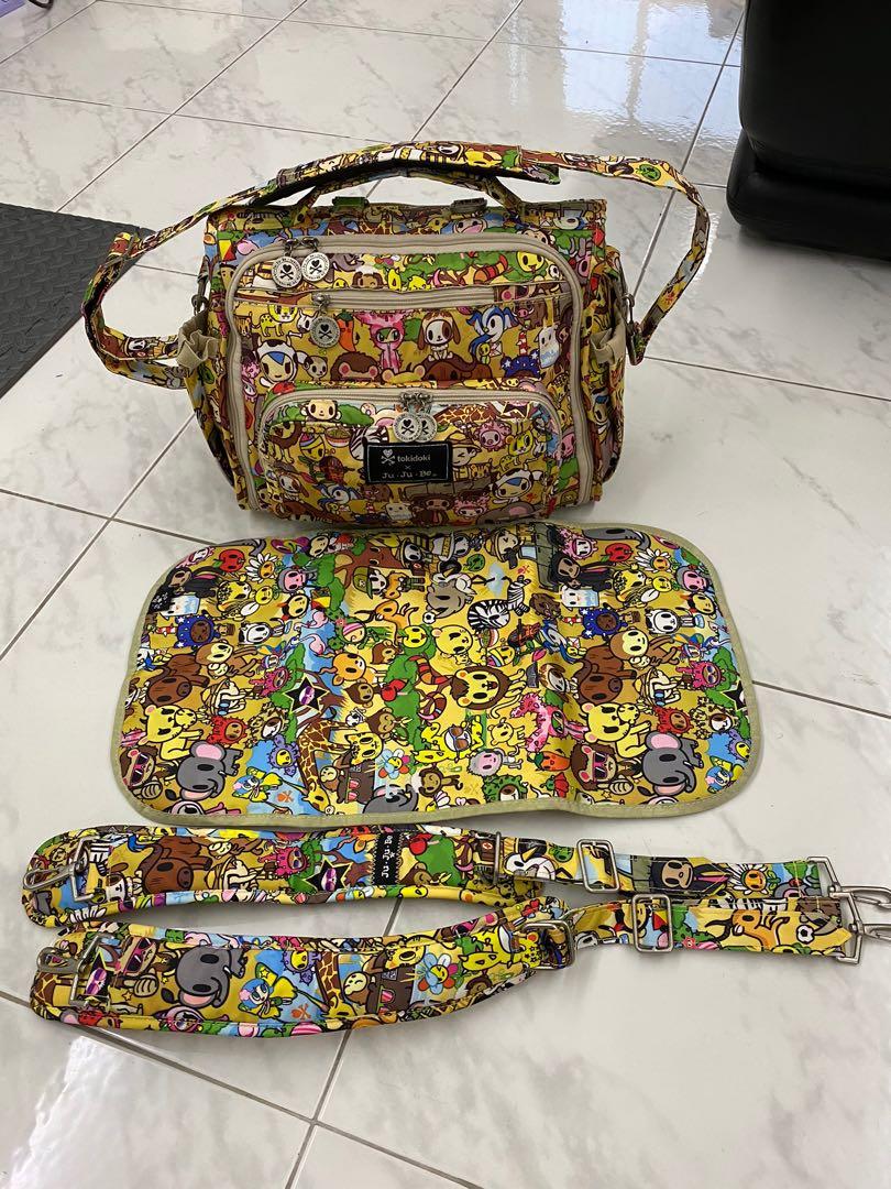 TokiDoki Ju Ju be diaper bag used Babies Kids Going Out Diaper Bags Wetbags on Carousell