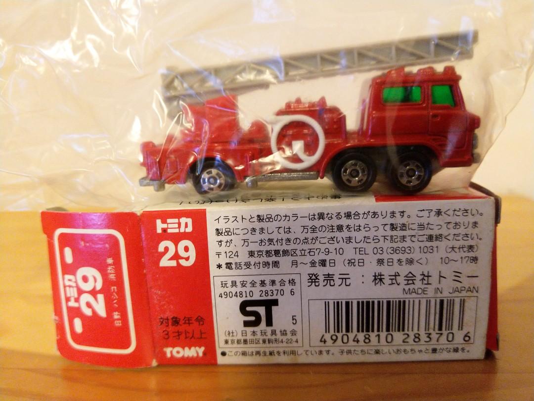 Tomica 車 紅字日製29號 消防車 玩具 遊戲類 玩具 Carousell