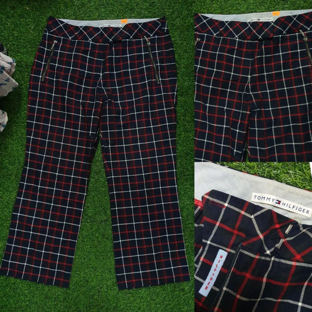 tommy hilfiger checkered pants