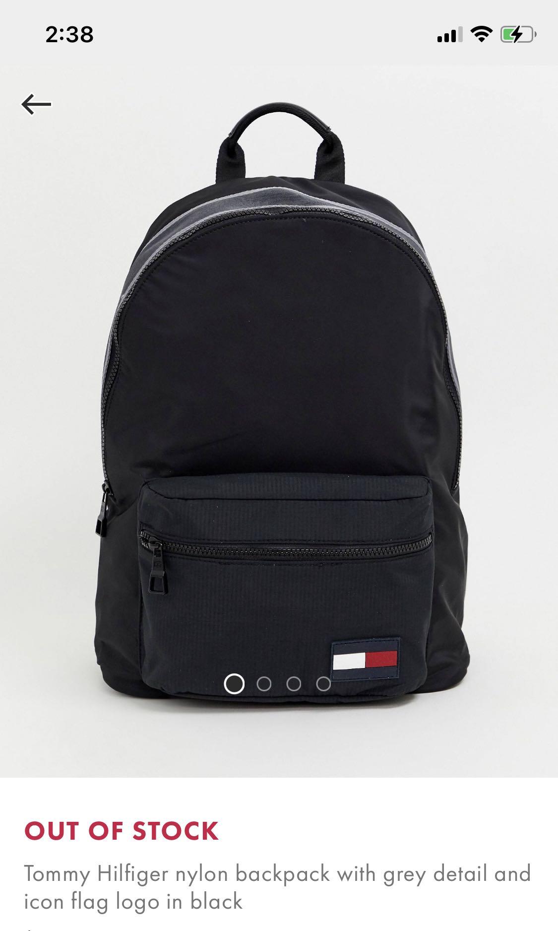 tommy hilfiger flag backpack