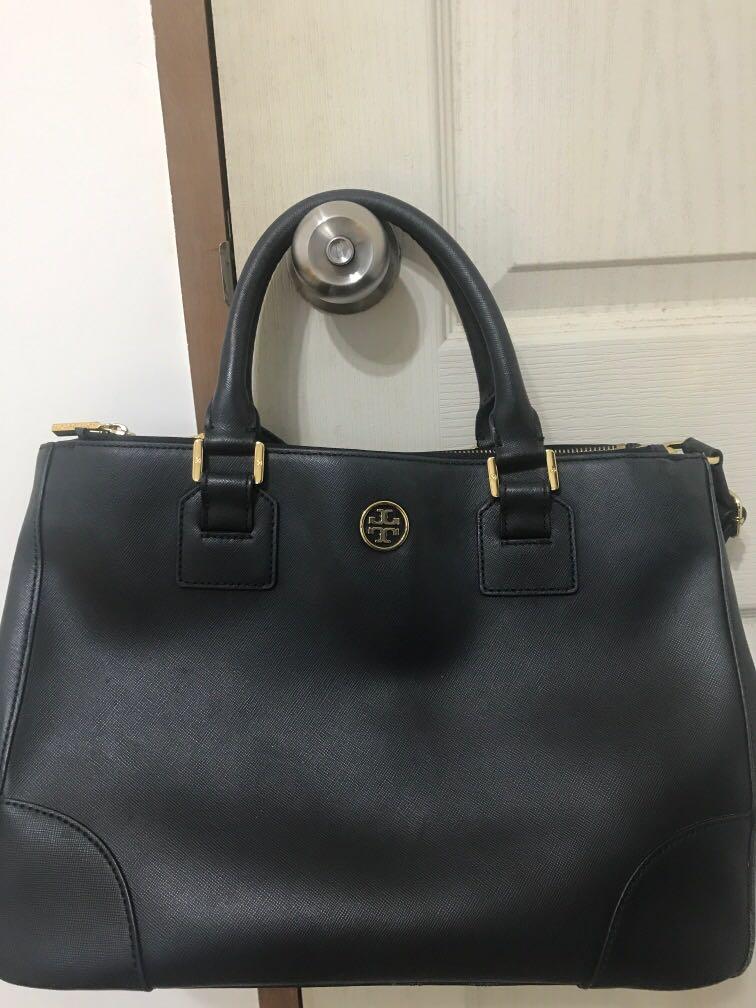 tory burch black handbag