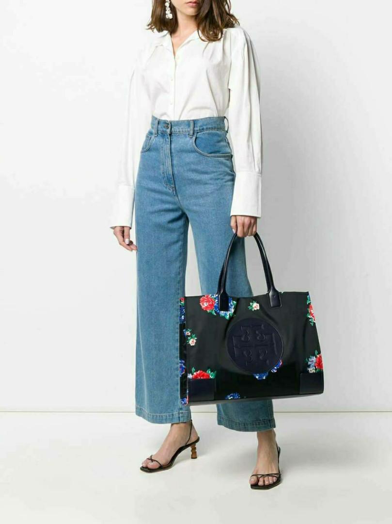 Tory burch black shop tea rose
