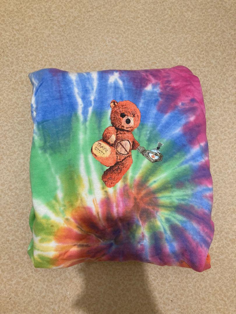 Travis scott astroworld tour 2025 skipping bear hoodie tie dye