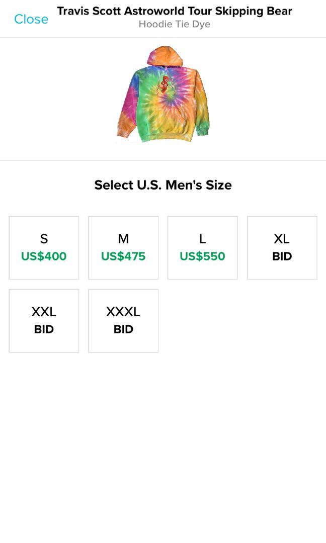 Travis Scott Astroworld Tour Skipping Bear Hoodie