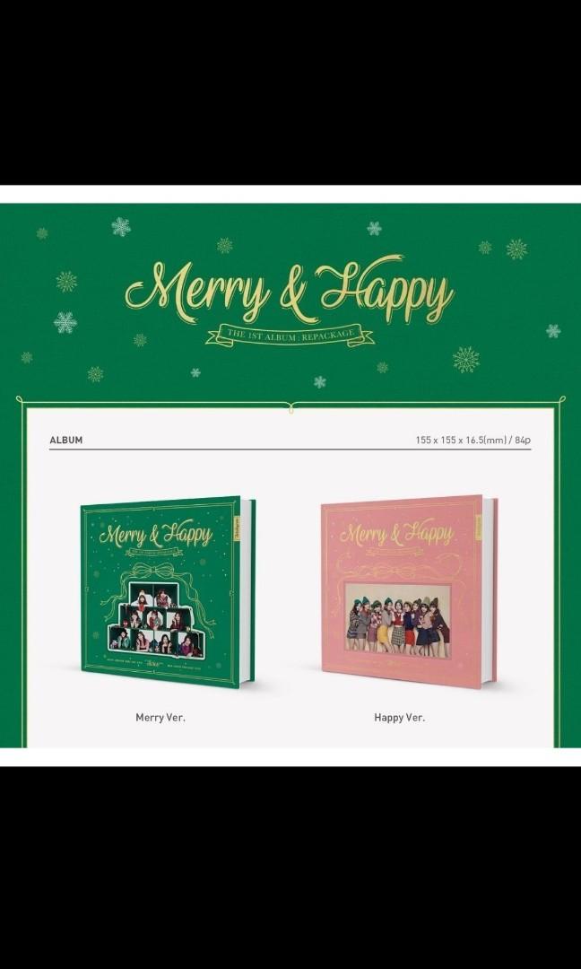 Twice Merry And Happy Album K Wave On Carousell