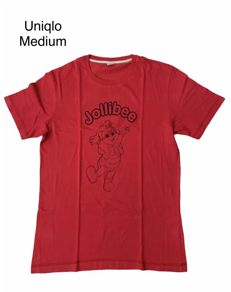 Uniqlo Mens Jollibee Graphic Tee Shirt M Men S Fashion Tops Sets Tshirts Polo Shirts On Carousell