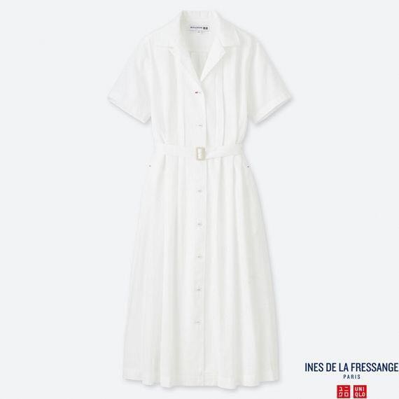 Uniqlo white shirt dress, Women's ...