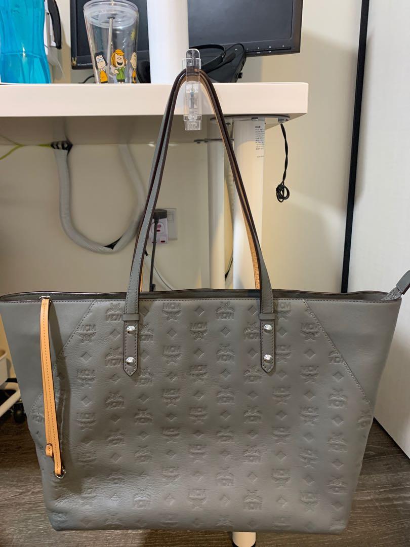 Mcm klara monogram clearance leather tote bag