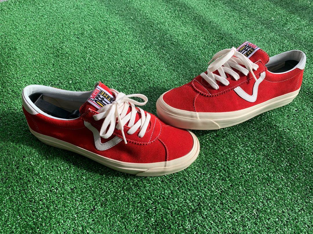 Vans Anaheim Style 73 DX RED Men s Fashion Footwear Sneakers