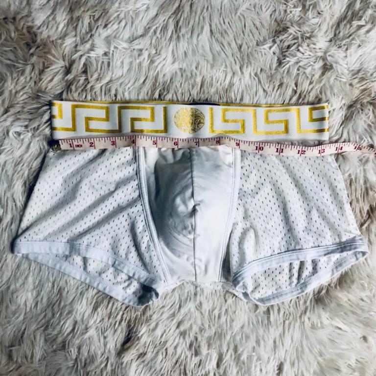 VERSACE men's net underwear Trunk/Boxer (fit M), Men's Fashion, Bottoms, New Underwear on