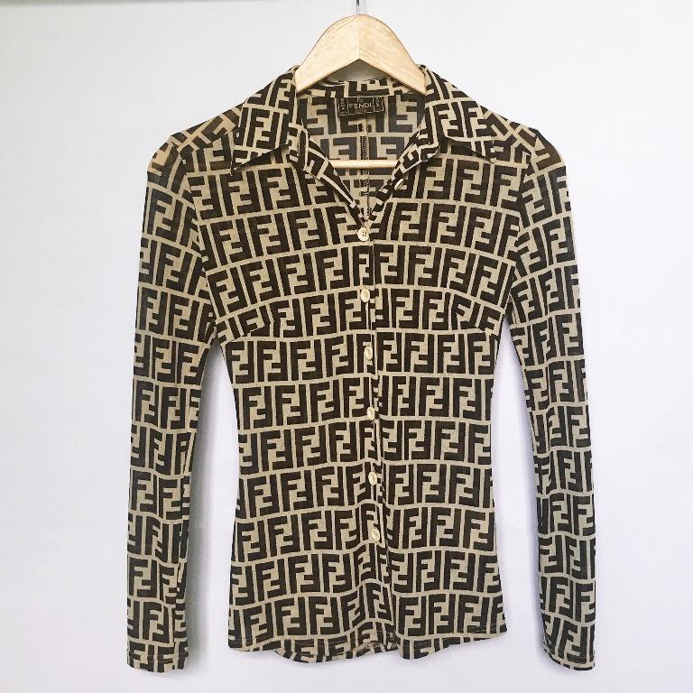 Fendi long sleeve top sale