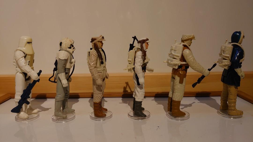 Vintage Star Wars Hoth Action Figures 1980 Luke Skywalker Han Solo