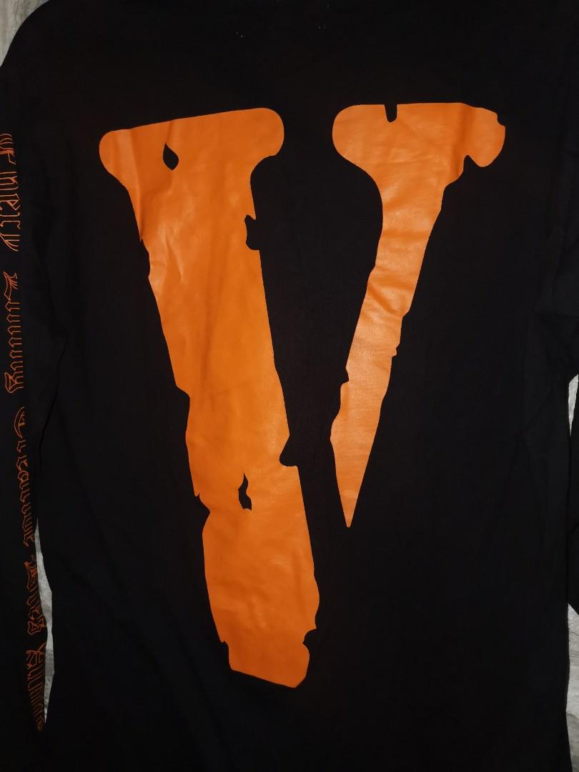 Vlone x Off White Long Sleeve Men s Fashion Tops Sets Tshirts