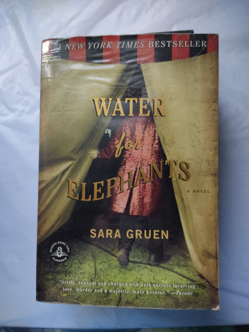 Water for Elephants by Sara Gruen, Hobbies & Toys, Books & Magazines ...