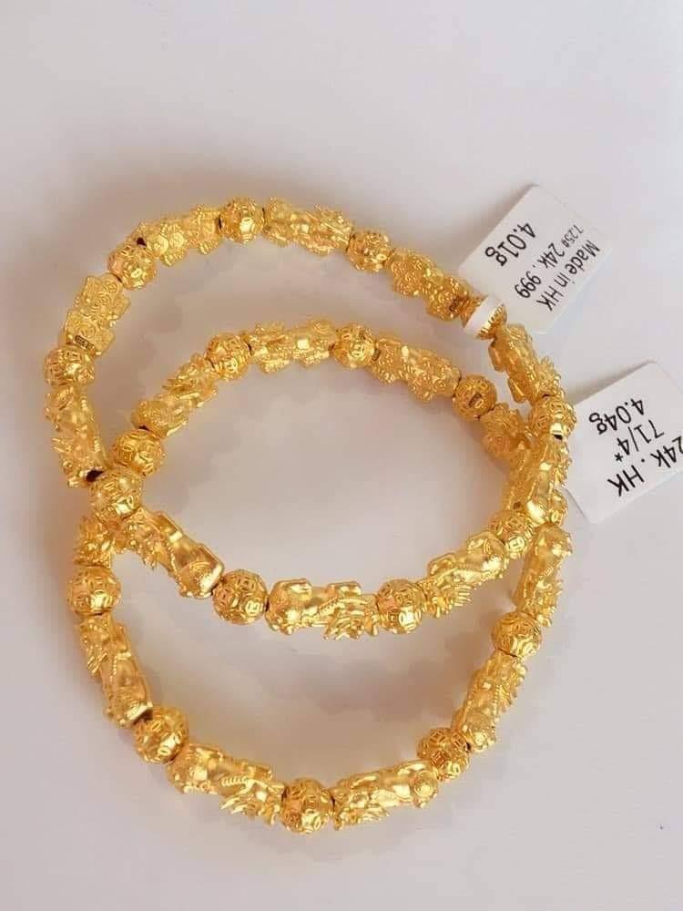24k gold piyao online bracelet price
