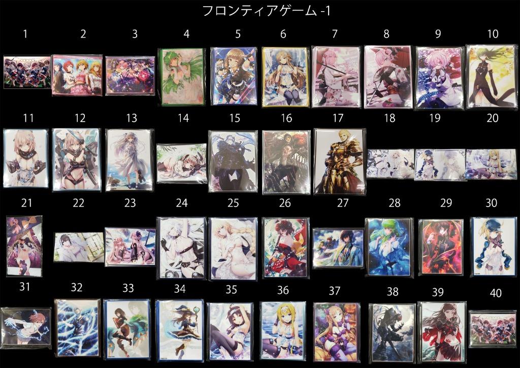 5 フロンティアゲーム Comiket Circle Anime Card Sleeves And Playmats Direct From Japan More Images In Imgur Link Below Hololive Fate Fgo Genshin Cs007 Toys Games Board Games Cards On Carousell